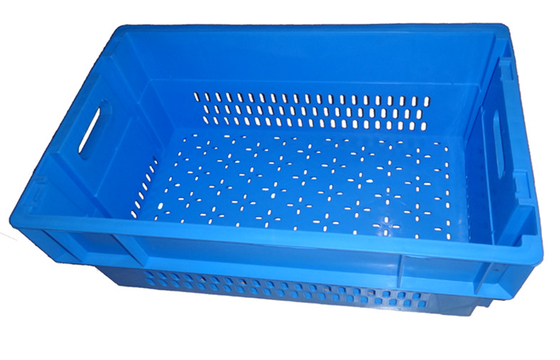 Retroflected Inserting Plastic Euro Stacking Container Vegetable Transportation