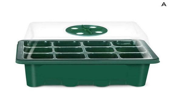 Rectangular PVC Germination Trays Seed Nursery 12 Holes Cells