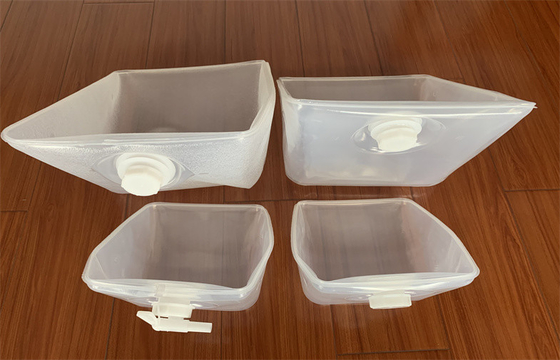 Impact Resistant Water Bag Jerry Can Collapsible Liquid Containers With Nozzle