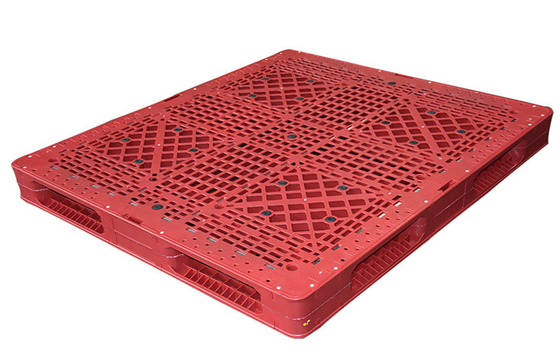 Food Grade Anti Slip Hdpe Plastic Pallets Euro Type Flat Top Hygienic