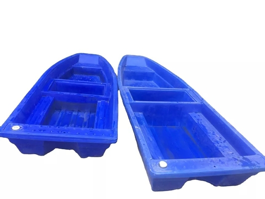Mini Plastic Rowing Boat 2m Fishing Boat Seamless Welding Good Buoyancy Auqutic