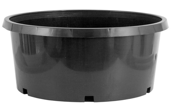 Minimalistic Styled Plastic 7 Gallon Plant Pots Horticultural Cylindrical