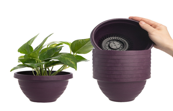 PP Home Garden Durable Plant Pots Wear Resistance