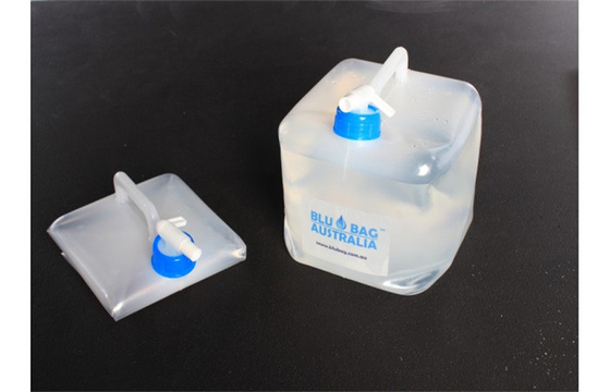LDPE Collapsible Liquid Water Storage Containers Flexible Cubitainer Folding Bag