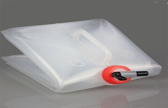 Transparent Foldable Heat Seal Semi Collapsible Jerry Can With Cap