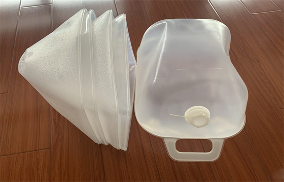 Drinking Water Bag Container Semi Collapsible Jerry Cans 10 Litres Food Grade PE